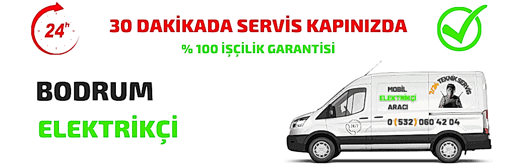 7/24 Bodrum Elektrikçi | Elektrik arıza bakım onarım Tesisat Hizmeti Verilmektedir. En Uygun Fiyatlarımızla 7/24 Saat Hizmet Vermekteyiz.