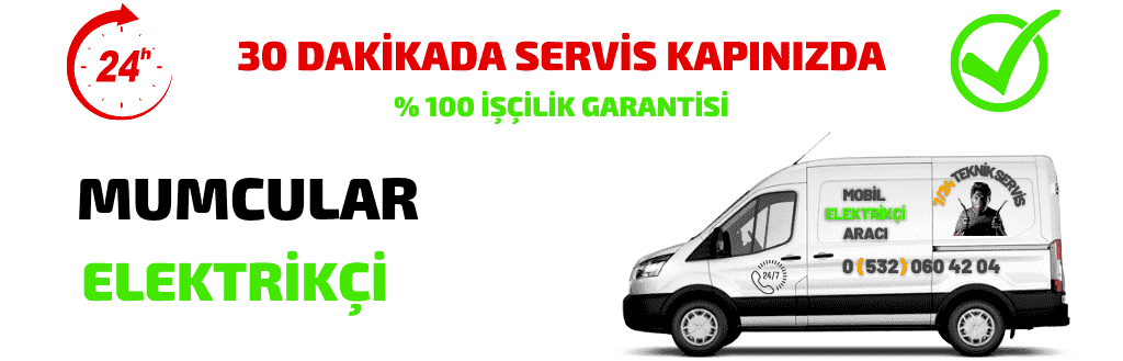 7/24 Mumcular Elektrikçi | Elektrik arıza bakım onarım Tesisat Hizmeti Verilmektedir. En Uygun Fiyatlarımızla 7/24 Saat Hizmet Vermekteyiz.